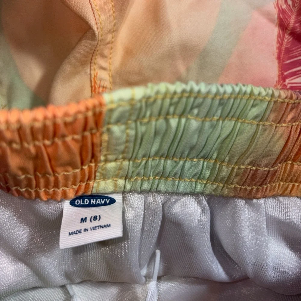 Boys Trooical Old Navy Swim Trunks